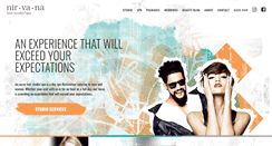 Desktop Screenshot of nirvanahairstudiospa.ca